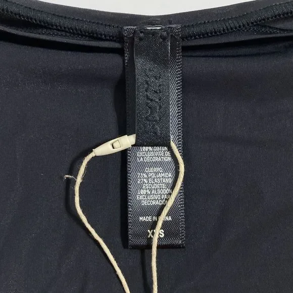 Skims Jelly Sheer Cheeky Brief Panty Panties Women's XXS Black Onyx Sexy NEW - Picture 9 of 15